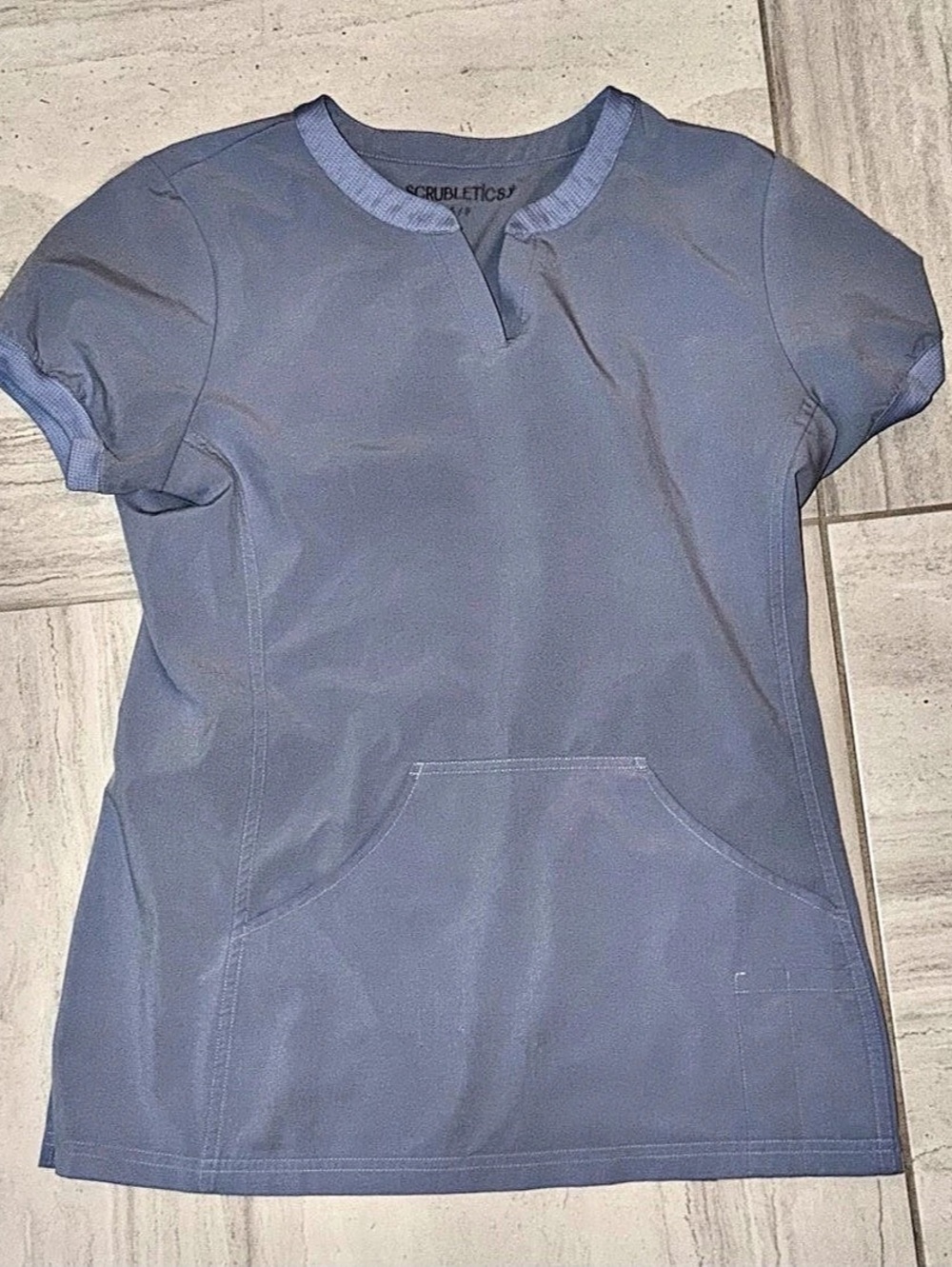 Scrubletics Lilac, Short Sleeve Scrub Top